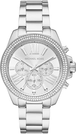 Michael Kors Wren Chronograph Silver-Tone Stainless Steel Women's Watch (Model: MK7429)