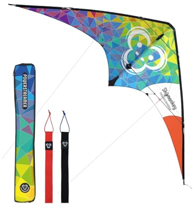 Skymonkey Powerstreamer XXL Lenkdrachen (2-Leiner) - Rainbow