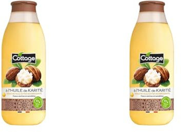 Cottage Douche Huile Extra Nourrissante Karité 560 ml (Lot de 2)