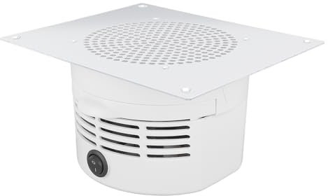 Aspiratore per Unghie, Aspiratore per Unghie Incorporato Tavolo, Superficie con Filtro Riutilizzabile, Potente Ventola per Strumenti per Manicure, nel Salone di Casa