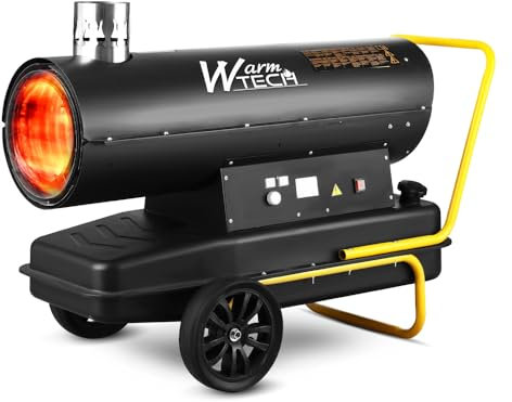 Canon à chaleur diesel à combustion indirecte 50 KW - Warm Tech