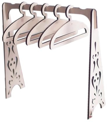 UKCOCO 6 Pièces Cintre Accessoire Photo Né Cintre Décoration pour Séance Photo de Accessoires