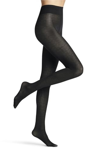 Falke Leggings para mujer Pure Matt 50 Den Capri W Le semiopacos, monocolor, 1 unidad, Negro Black 3009 Dovetail, S-M