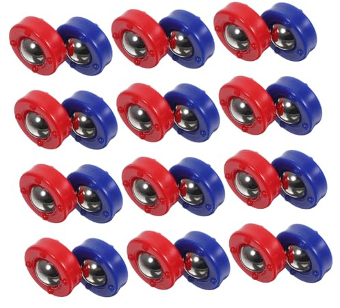 OSOLADY Lot de 24 Palets de Shuffleboard Miniature pour Jeu de Table Intérieur et Extérieur et Pédagogique Fournitures de Curling pour Toutes Âges
