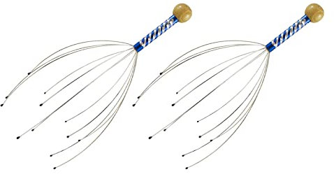 Wzxksoac 2X Head Massage Spider Head Masseur for Relaxation Therapy and Stress Relief