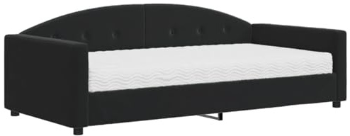 ATOMSTACK MAKER Sofá-Cama 2 sv 1 Con Colchón Integrado 100 x 200 cm, Estructura de Madera och metall, Tapizado och Terciopelo , perfekt för salón eller Dormitorio, Fácil Transformación (222 x 110