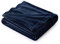 Bedsure Fleece Throw Blanket for Bed - Soft Cosy Fluffy Blankets for Sofa, Warm Double Throws for Audlts, Navy Blue, 150x200 cm