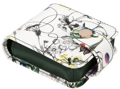 kilofly Genuine Leather Double Lipstick Case Cosmetic Makeup Holder + Gift Box