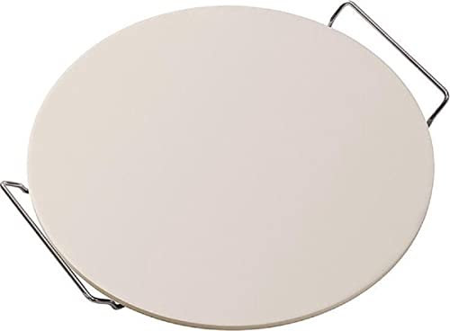 MaxxHome Pierre à Pizza pour Four - pour four traditionnel au Bois Barbecue Grill et Charbon - 33 cm