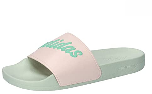 adidas Damen ADILETTE SHOWER, Wonder Quartz / Pulse Mint / Linen Green, 43 EU