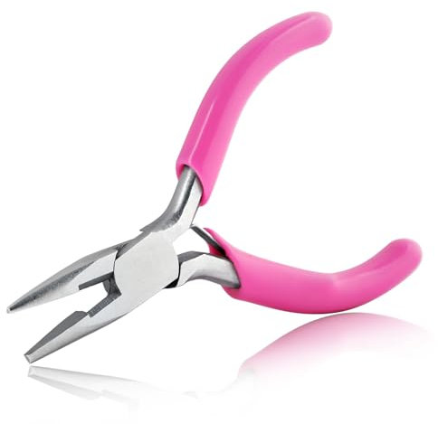 SPEEDWOX 3 Zoll Kettenzange für Schmuckherstellung Miniatur-Taschenzange Mini-Schmuckzange Nadelzange Mini-Zange Schmuckherstellung Zange Mikrozange Mikro-Nadelzange