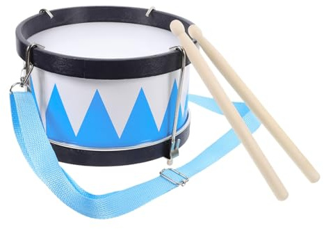 Gatuida Tamburo Percussione Per Ragazzo Ragazza Ragazza in Metallo Strumenti Musicali Giocattolo Rullante Educativo Per Sviluppare Talento Musicale