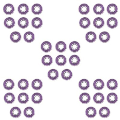 BHFZIAP 5 set di 8 cuscinetti per skateboard Abec 9, senza attrito, colore: viola