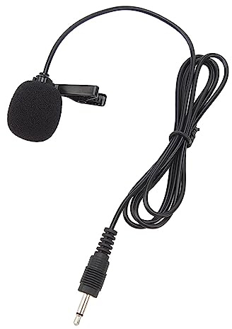 Generic Lavalier Lapel Microphone Lätt Brusreducerande Klämma på Mikrofon för 3,5 Mm Inspelning Av Bärbar Dator
