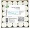 Velas de Cera de Soja Premium Candelas en Taza Tansparente con Luces Nocturnas No Tóxicas Sin Perfume de Cera Blanca (75 Candelas - 7 Horas)