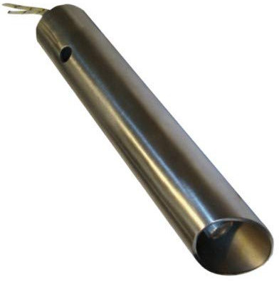 CANDELETTA RESISTENZA ACCENSIONE STUFA A PELLET L 130 W350 CON TUBO CONVOGLIATORE ANSELMO COLA - FERROLI - HT53905 - HT62708 -UTXS022455 -UTXS022580