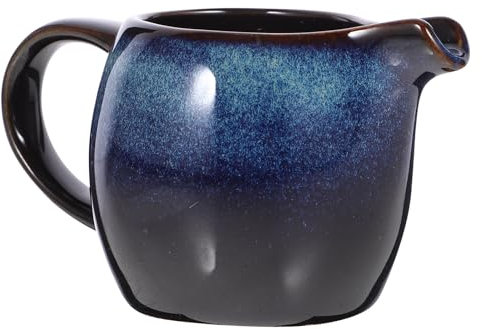 UPKOCH Keramik Milchkännchen Mit Henkel Und Spitzem Ausguss Für Kaffee Und Tee Porzellan Milchbecher Ideal Für Haushalt Und Café