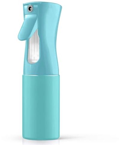 URAQT Bouteille de Vaporisateur pour Cheveux, 200ml Vaporisateur Rechargeable Visage Coiffeur, Bouteille Mist Spray Vide Réutilisable, Pour Salon, Jardinage et Soins de la Peau, Bleu