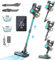 Biiedy Cordless Vacuum Cleaner, 450W 48Kpa, Powerful Stick Vacuum Up to 70 Minutes, Rechargeable Battery, Household Vacuums, Anti-Tangle, Lightweight for Hardwood Floors,