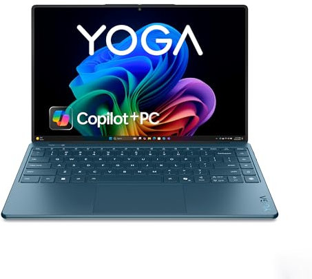 Lenovo Yoga Slim 9i Laptop | Copilot+ PC |14 4K WQUXGA OLED Touch Display | Intel Core Ultra 7 | 32GB RAM | 1TB SSD | Intel Arc Grafik | Windows 11 Home | QWERTZ | Tidal Teal | 3 Jahre Premium Care