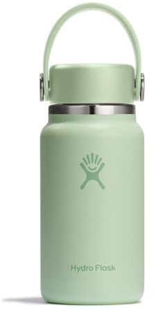 Hydro Flask – Micro Hydro 200 ml – Leakproof, Insulated Mini Flask – Keeps Drinks Cold & Hot Up to 7 Hrs – Compact & Durable - Aloe