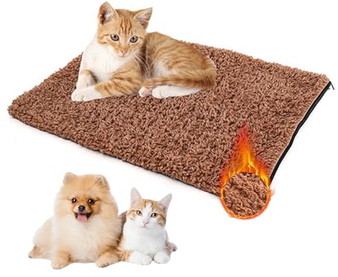 BSITSSS Manta autocalentable para Gatos & Perros, Cama Térmica sin Electricidad y Baterías, Mascotas Alfombrilla Autocalentado, Alfombra para Mascotas para Perros y Gatos
