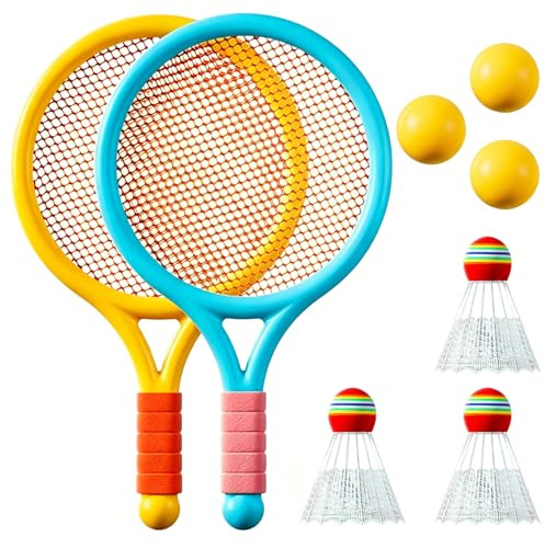 Taiyyi Ensemble de volants pour enfant, ensemble de badminton pour enfants (D)