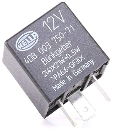 HELLA 4Db 003 750-711 Centrale Clignotante - 12V - 3Pôle - Inséré - Électronique
