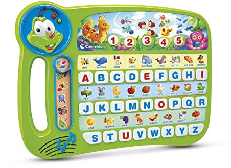 Clementoni Sapientino - Alfabetiere Grillo ABC - Gioco Educativo Parlante Elettronico per Imparare Le Lettere, per Bambini 3 Anni - 13264