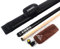 CUESOUL 19 Unzen 1/2 Jointed Maple-Pool Queue mit Etui CSBK002