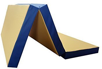 NiroSport colchoneta de ejercicios,150x100x8cm colchoneta deportiva plegable,alfombrilla de gimnasia,colchoneta suave para suelo,plegable cama de invitados