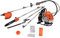 eSkde 5-in-1 Powerful 52cc 2 Stroke Petrol Gardening Backpack Kit including: Brushcutter, Strimmer, Grass Trimmer, Chainsaw, Hedge Trimmer and Extension Pole Attachments.