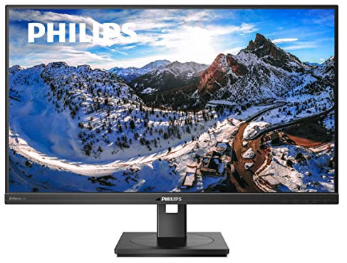 Philips Brilliance 279p1 27 Frameless Monitor, 4K UHD IPS (3840x2160), 122% SRGB, Speakers, USB-C Plug, Power Saving, Adjustable Height, Vesa, 4 Year Advance Replacement