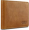 mano Don Pietro Geldbörse ohne Münzfach Leder - Portemonnaie Herren Damen Querformat Cognac - Geldbeutel Portmonee Wallet Brieftasche Portmonaise