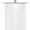 DETBOM Duschkopf Regendusche 40x40cm/16 Zoll Quadrat, 304 Edelstahl Regendusche Duschkopf Wassersparender mit 324 Silikondüsen mit Antikalk-Funktion, Regenduschkopf 360° Drehbar, Chrom