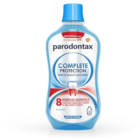 Parodontax Bain de Bouche Complète Protection 0% Alcool Menthe Fraîche 500ml