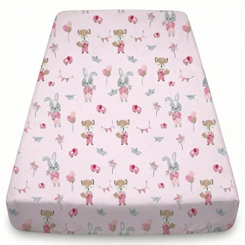 BABYSAFE Lakan för barnsäng för spädbarn 60 x 120 cm | Madrasskydd för spjälsäng 60 x 120 av 100 % Oeko-Tex-certifierad bomull – madrasskydd för babysäng, tillverkad i Europa