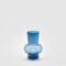 EDG Enzo De Gasperi Vaso Righe con Sfera H 21 Cm D 13,5 Cm Blue