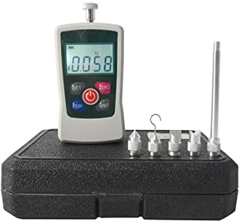 Dispositivo de medición de fuerza digital, AMF 5-500N Medidor de fuerza portátil Medidor de fuerza digital Medidor de fuerza de empuje Dinamómetro digital(AMF-100)