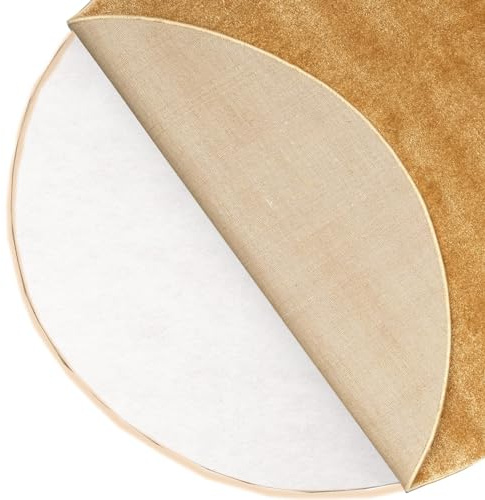 Lileno Home Tapis antidérapant en polaire – 120 cm – Tapis antidérapant rond pour tous les sols – Butée de moquette parfaite pour une maison sûre