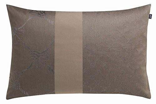 Joop! Living Zierkissenhülle ohne Füllung Reflection Farbe Taupe Größe 40x60cm verdeckter Reißverschluss Cornflower