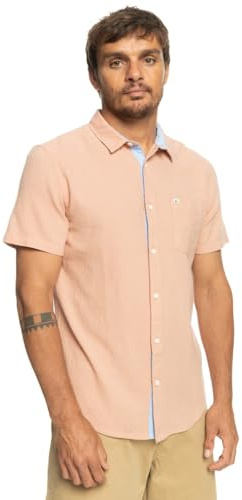 Quiksilver Time Box - Camisa de Manga Corta para Hombre