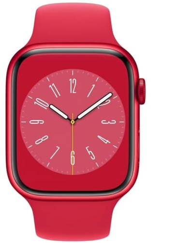 Apple Watch Series 8 (GPS, 41MM) - (PRODUCT)RED Caja de Aluminio con (PRODUCT)RED Correa Solo Loop Trenzada (Reacondicionado)