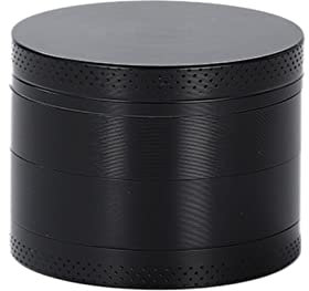 Eabdice Broyeur d'herbes, Broyeur en MéTal Portable, Pour moudre les herbes,Utilisé pour écraser les herbes,Grinder pour Spice (Noir, 3x5x5cm)