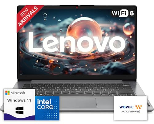 Lenovo IdeaPad Business Laptop with Microsoft 365 • 11 Hour Battery • Intel High Performance CPU • 8GB RAM • 128GB Internal SSD | with Additional 1TB One Drive Storage • SD-Card Reader • Windows 11