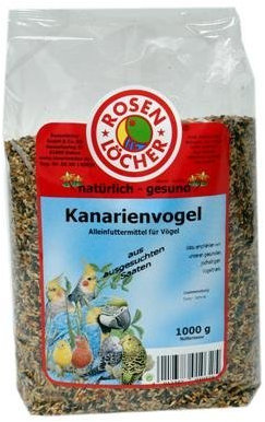 Mühlan 6X Kanarienfutter 1000g, wertvolle Saaten, Vogelfutter