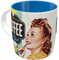 Nostalgic-Art Retro Kaffee-Becher, 330 ml, Coffee O' Clock – Geschenk-Idee für Kaffee-Fans, Keramik-Tasse, Vintage Design