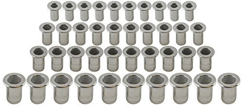 3 4 5 och 6 mm alu mutter Serts nitning gängade inlägg blindnöt nitnöt 40 st