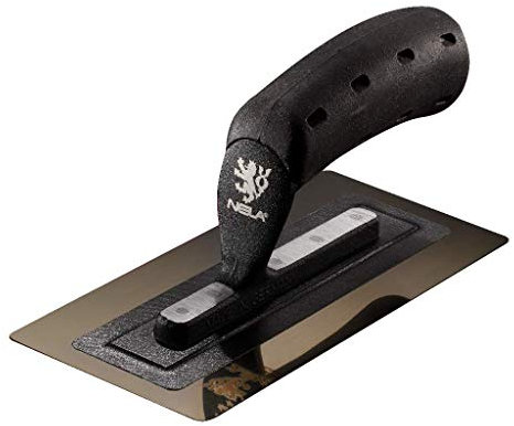 NELA Premium Black Edition Glättekelle 200 x 90mm rostfrei Glättkelle Traufel Glätter Made in Germany