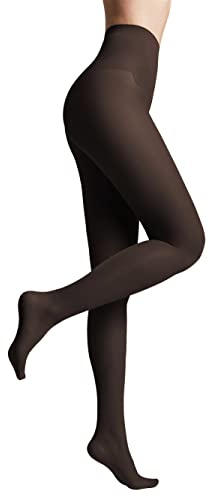 Conte elegant Medias sedosas para mujer con braguita reforzada - Medias finas para mujer extremadamente elásticas - BIKINI 40 color Negro Talla 3